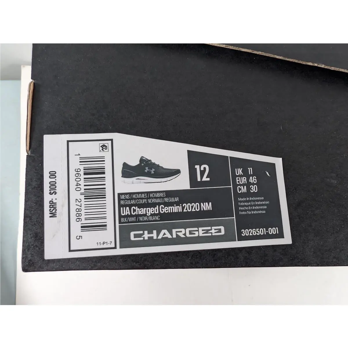Under Armour shoes - Under Armour Charged Gemini - Charged Gemini - Black 4