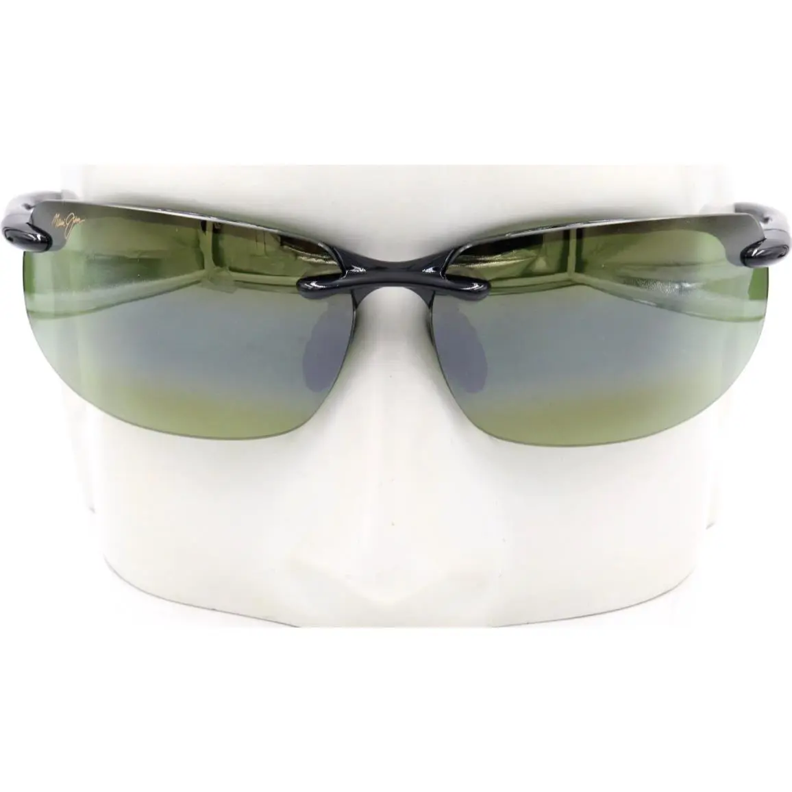 Maui Jim Banyans Asian Fit Black Sunglasses HT412N-02 / MJ0412SA-003