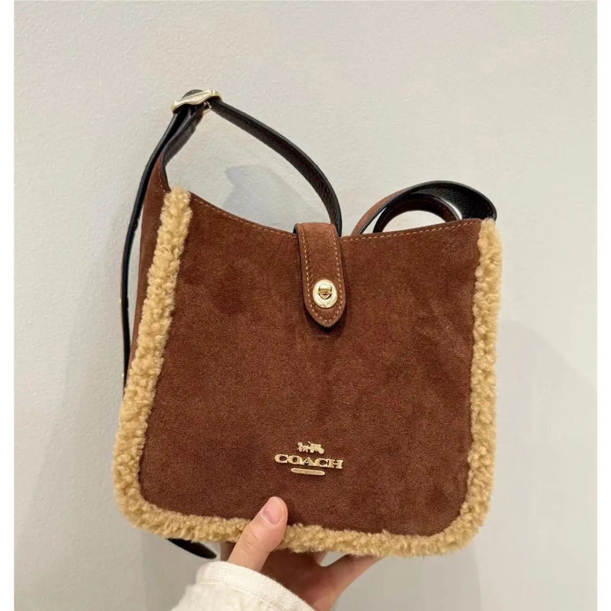 Coach  bag  - Coach Hadley - Hadley - CDC41/vintage brown - Handle/Strap: Brown, Hardware: Gold, Exterior: Multicolor