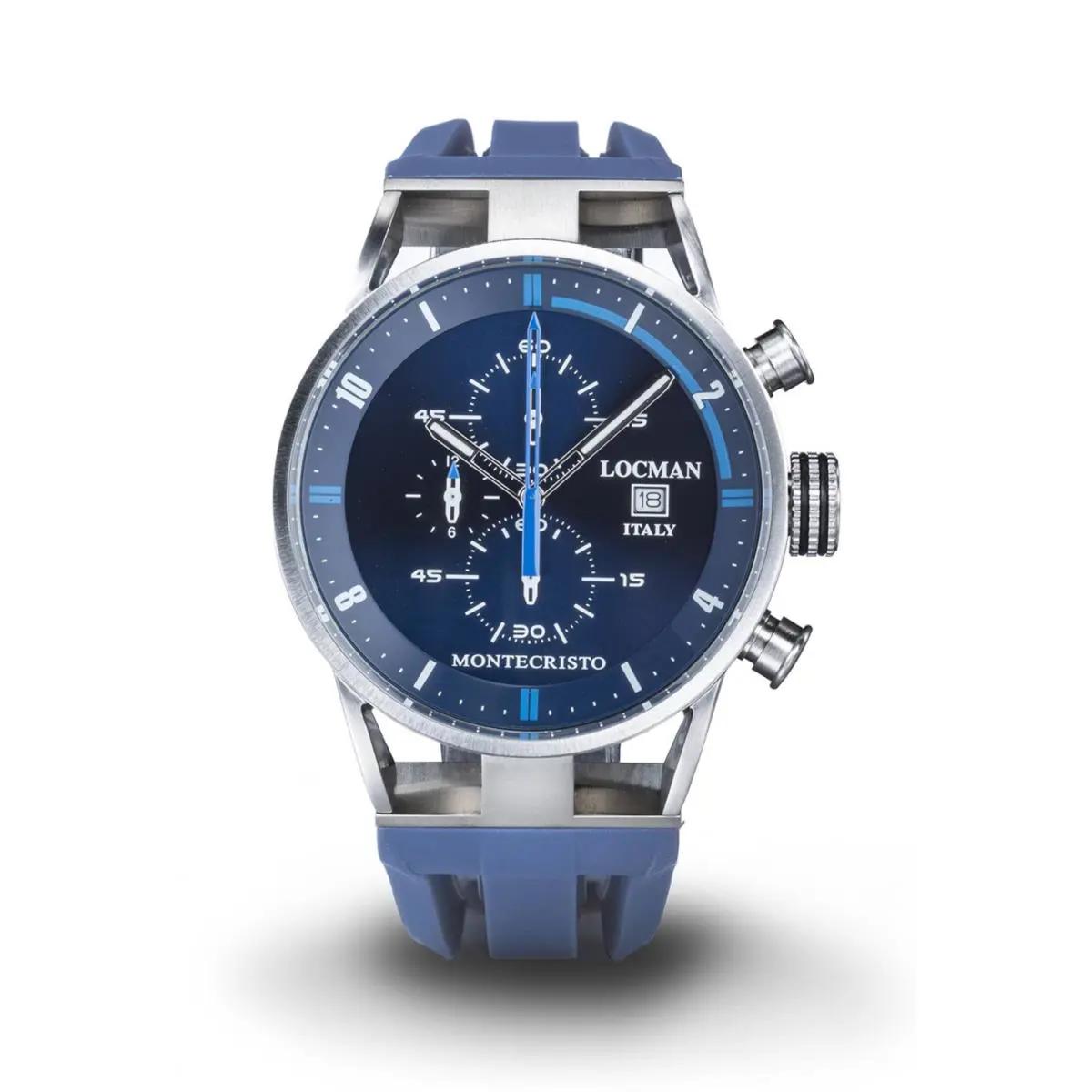 Watch Locman Man Montecristo in Steel 0510A02S-00BLSKSB by Locman Italy