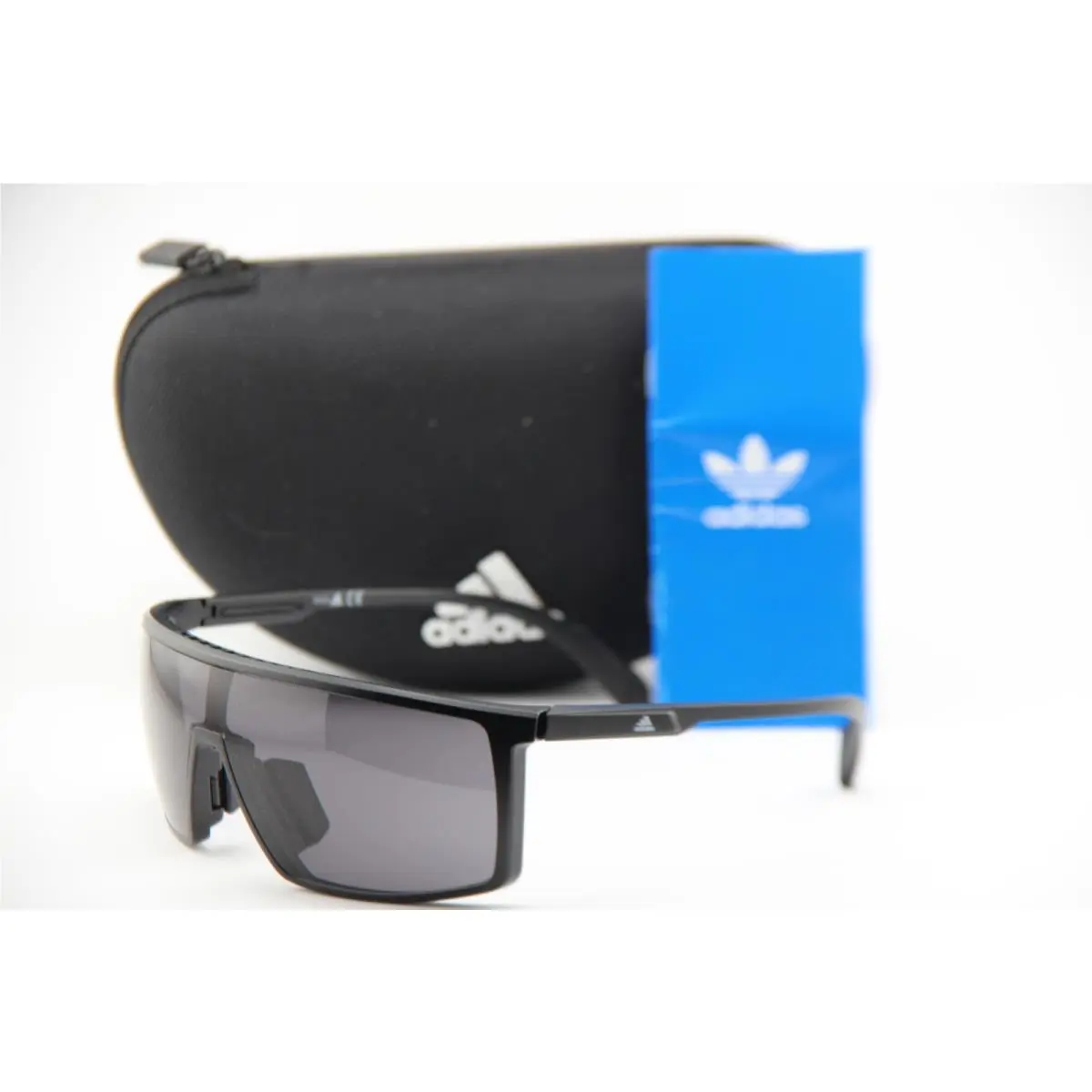 Adidas SP 0004 01A Black Shield Frames Sunglasses 125-135 MM