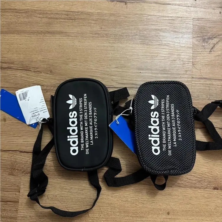2x Adidas Originals Nmd Festival Cross Body Bag Pouch Black Womens Mens Boho