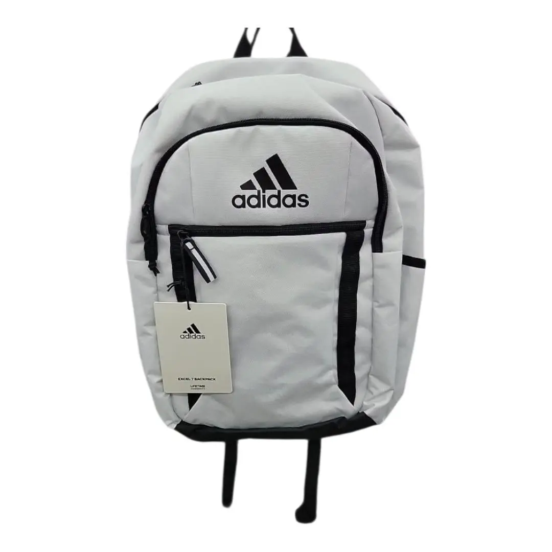 Excel 7 Backpack Mens Grey Laptop Sleeve Loadspring Straps 19.5Lx17Wx6D by Adidas