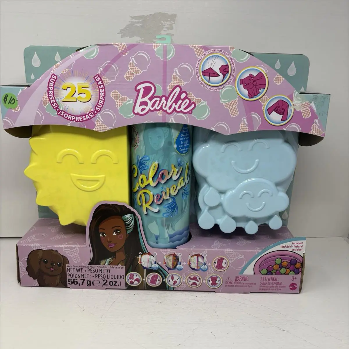 Barbie Color Reveal Sunshine Sprinkles Doll Accessories HCD23 Nrfb