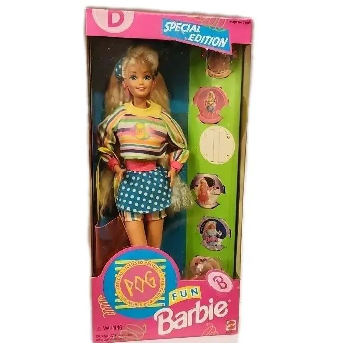 Barbie Doll Fun Barbie World Pog Federation Official Licensed Product 13239