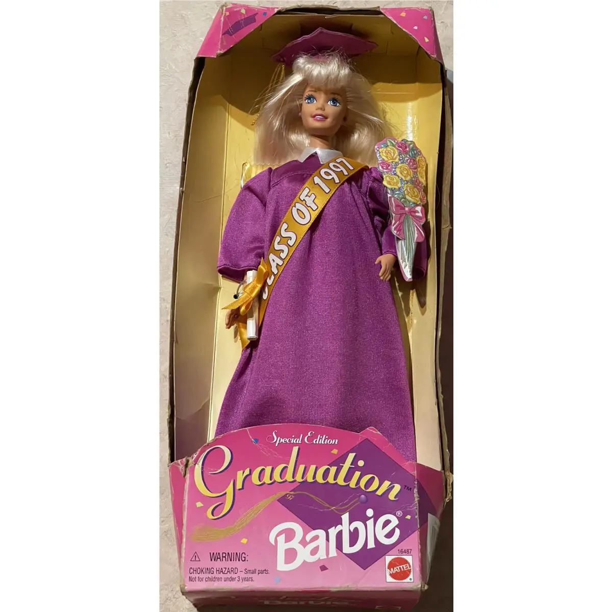 Vtg 1996 Class Of 1997 Mattel Barbie Doll Special Edition Graduation