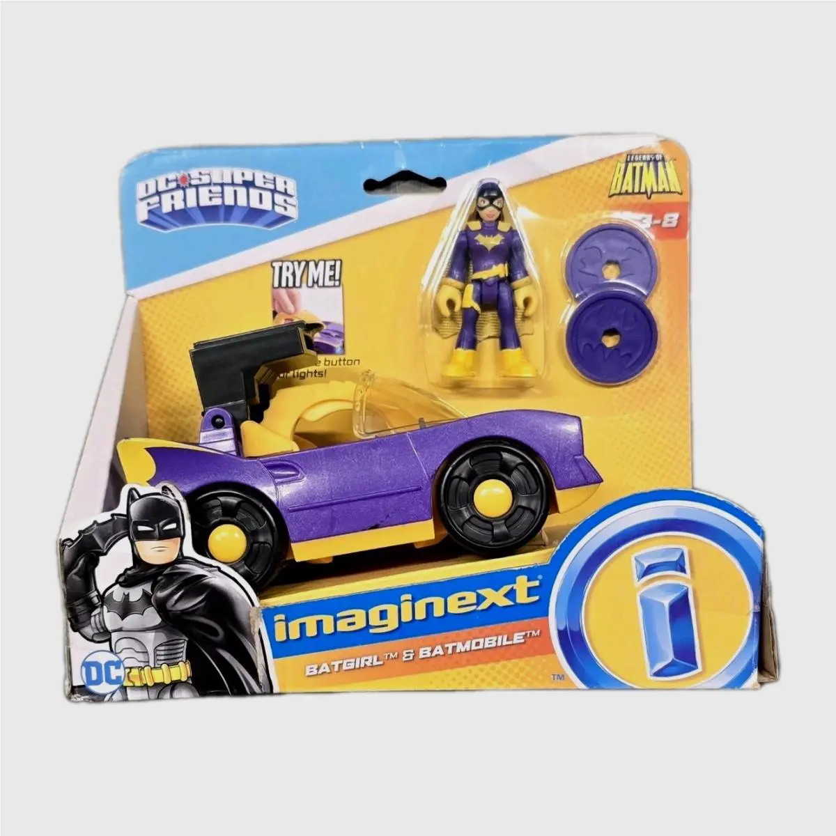 Imaginext DC Super Friends Batgirl Batmobile Boxed Set
