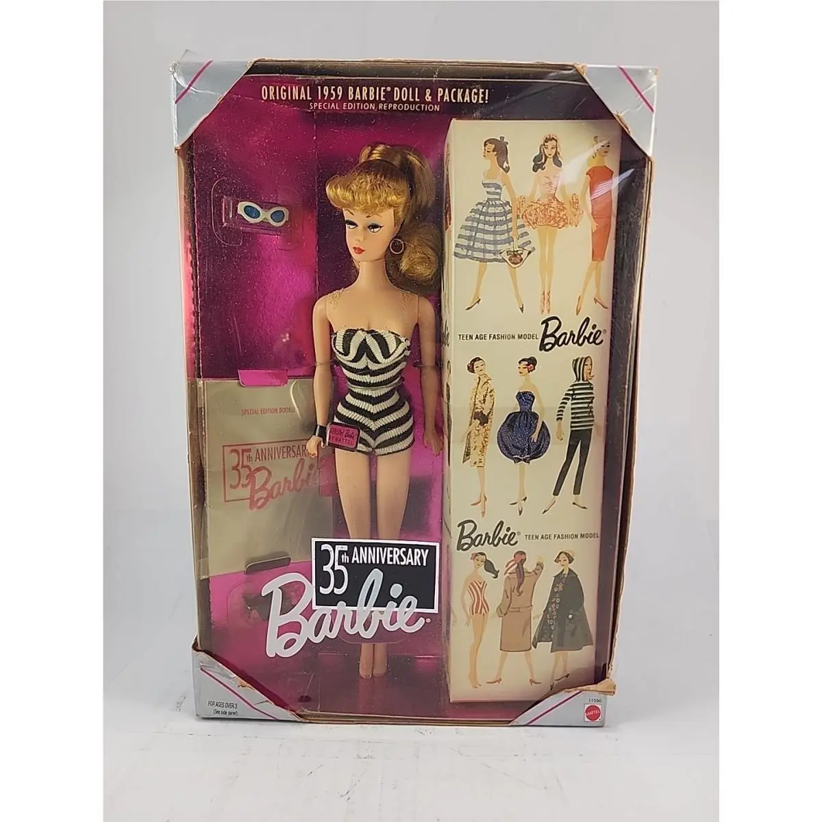 1959 Blonde Barbie Doll 35th Anniversary Special Edition