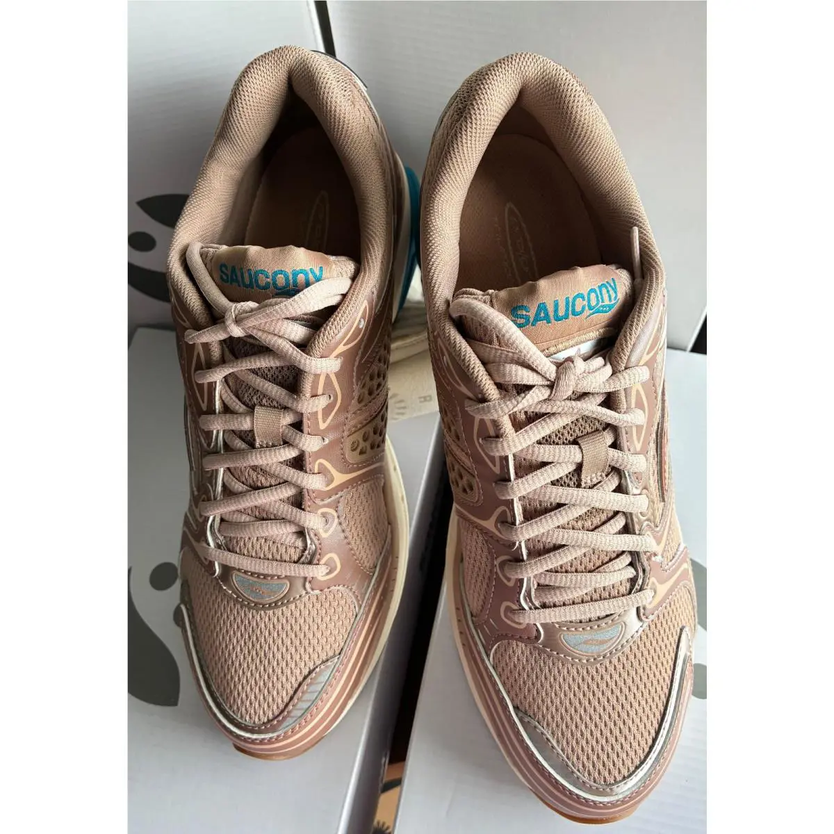 Saucony shoes - Saucony ProGrid 4 - ProGrid - S70805-3 - Tan/Bronze-Royal, Manufacturer: S70805 3 5