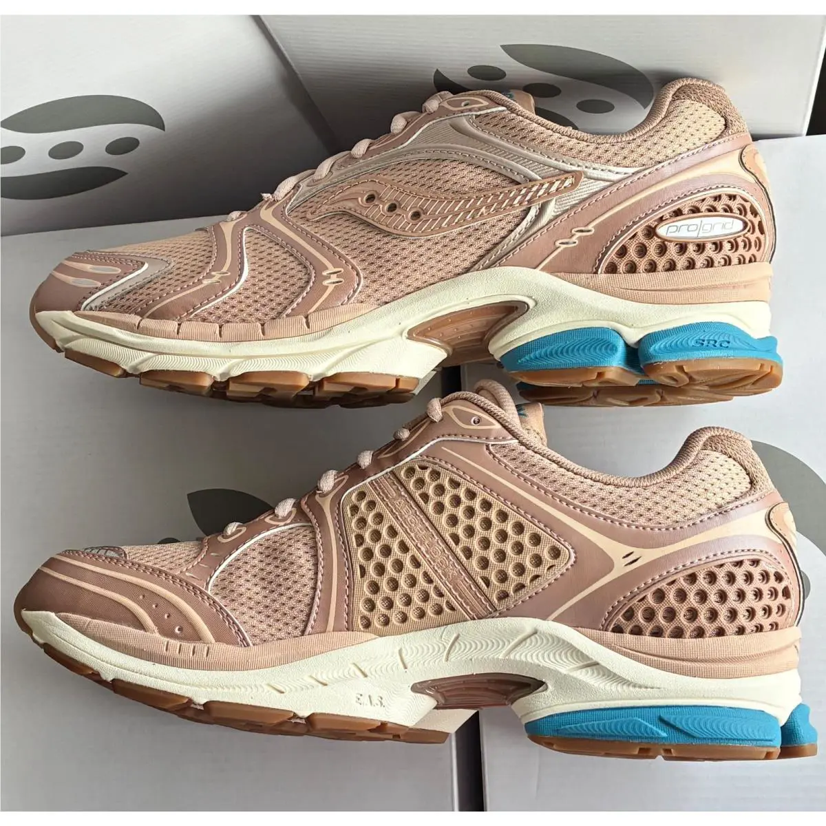 Saucony shoes - Saucony ProGrid 4 - ProGrid - S70805-3 - Tan/Bronze-Royal, Manufacturer: S70805 3 6