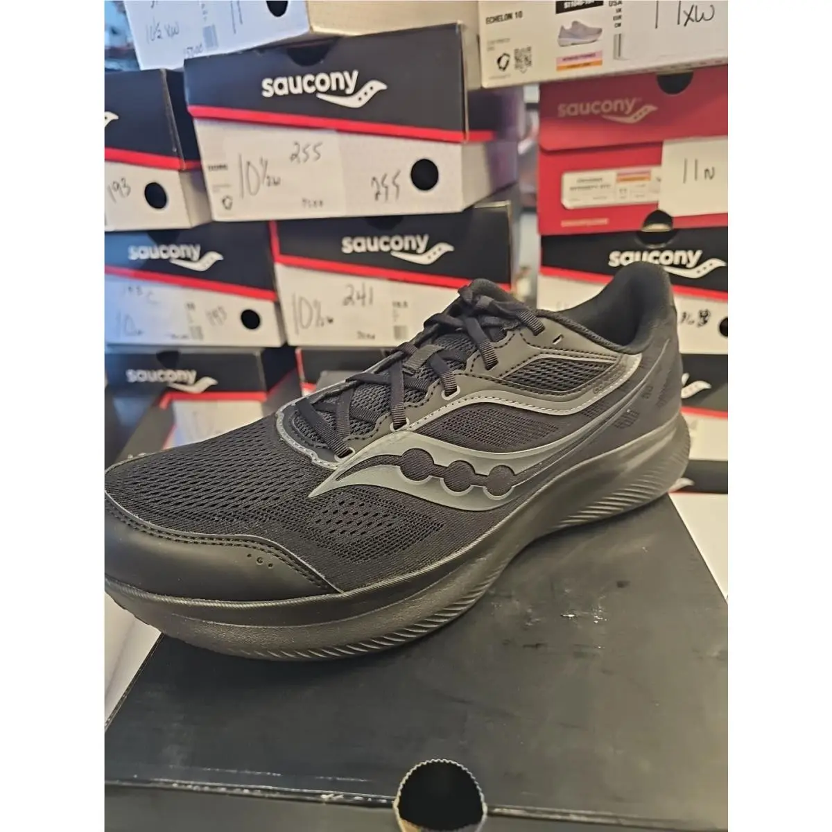 Saucony shoes - Saucony Cohesion 18 - Cohesion - S21035-211 - Black/Black/Black 0
