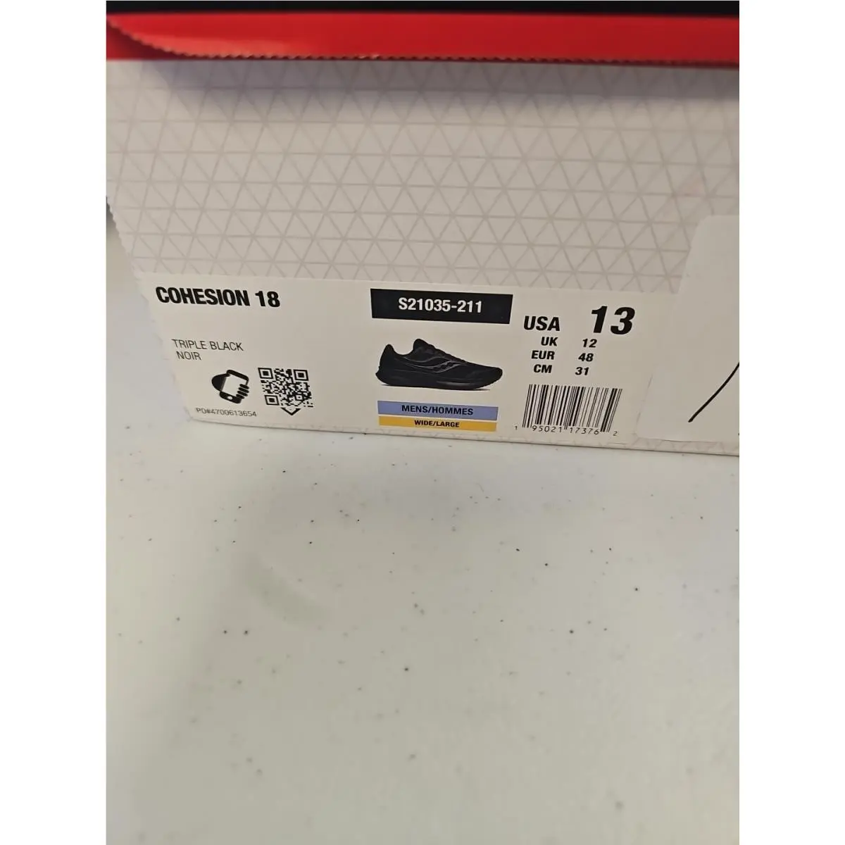 Saucony shoes - Saucony Cohesion 18 - Cohesion - S21035-211 - Black/Black/Black 5