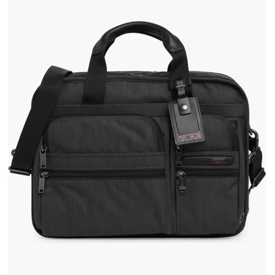 Tumi Compact Large Screen Laptop Brief NWT$475 Charcoal Grey