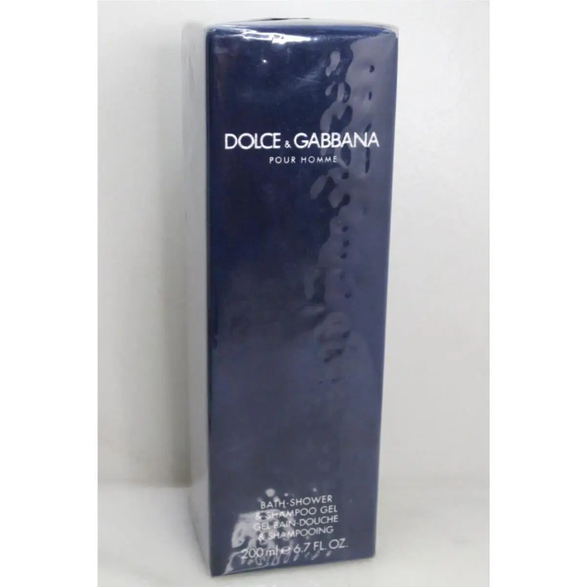 Dolce Gabbana Pour Homme Bath-shower Shampoo Gel 6.7 OZ - Boxed