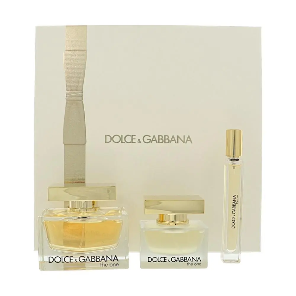 The One by Dolce Gabbana Gift Set For Women 3 Piece Set For Women: 2.5 Oz Eau