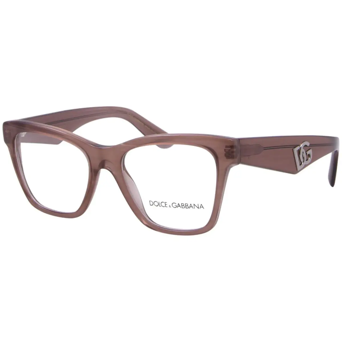 Dolce Gabbana DG3374 3411 Eyeglasses Frame Women`s Fleur Caramel Full Rim 51mm