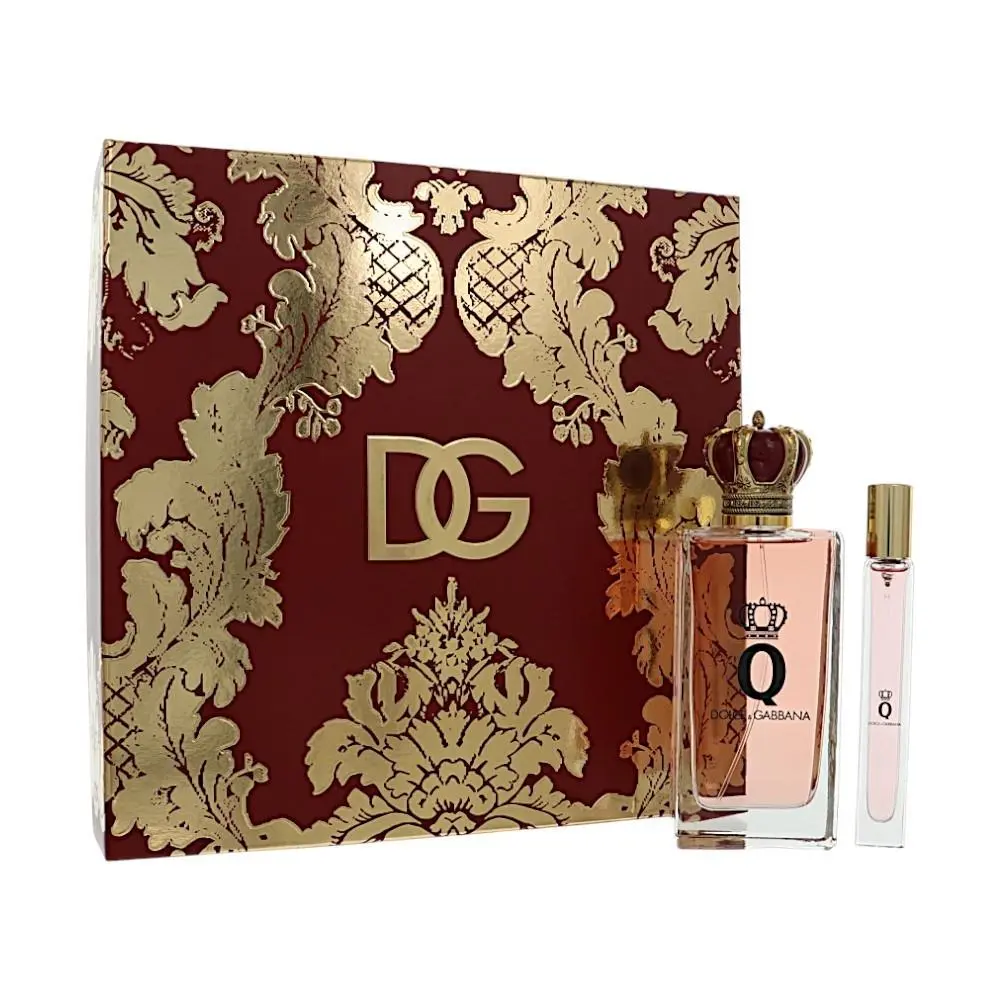 D G Q by Dolce Gabbana Gift Set For Women 2 Piece Set For Women: 3.3 Oz Eau