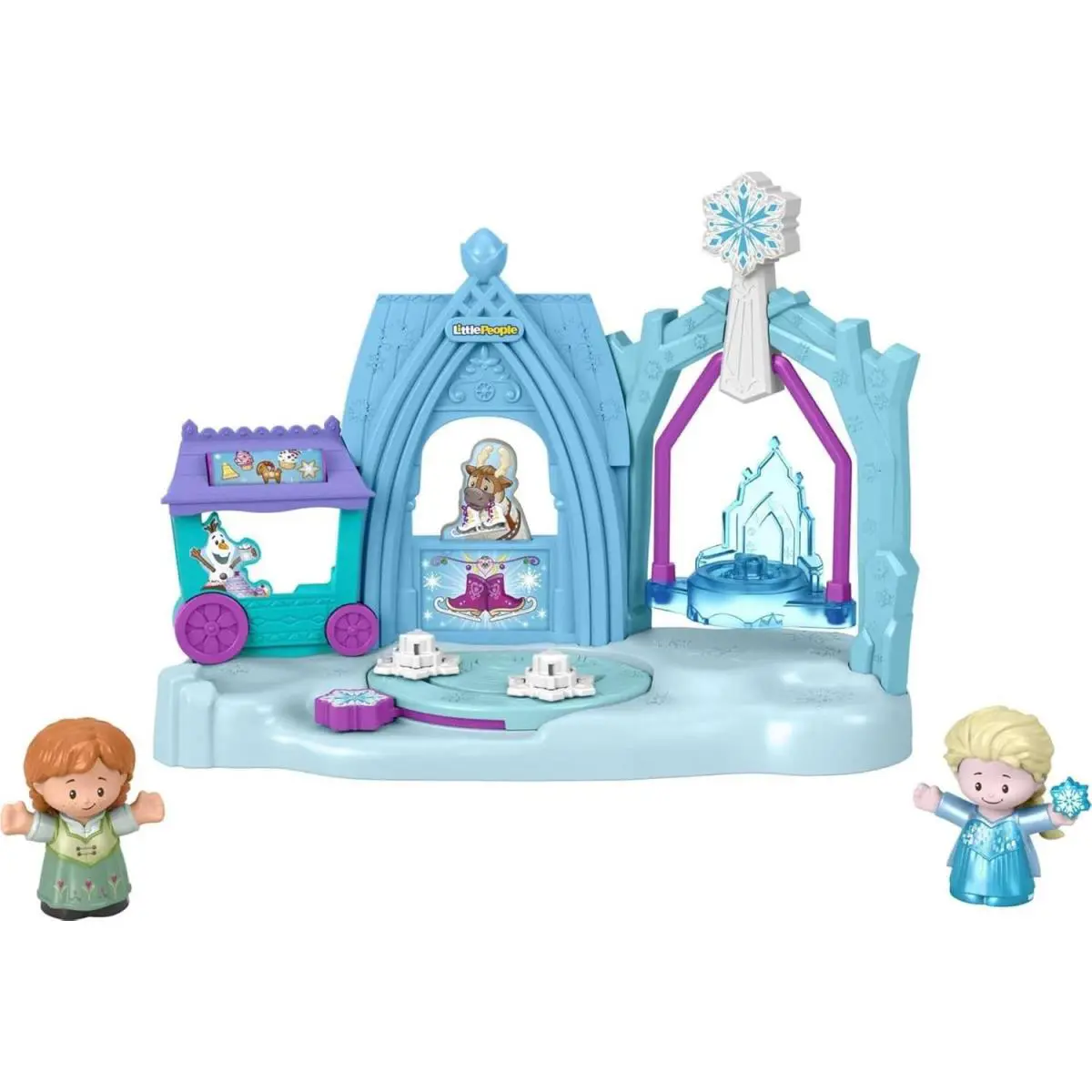 Fisher-price Little People Toddler Toy Disney Frozen Arendelle Winter Wonderland