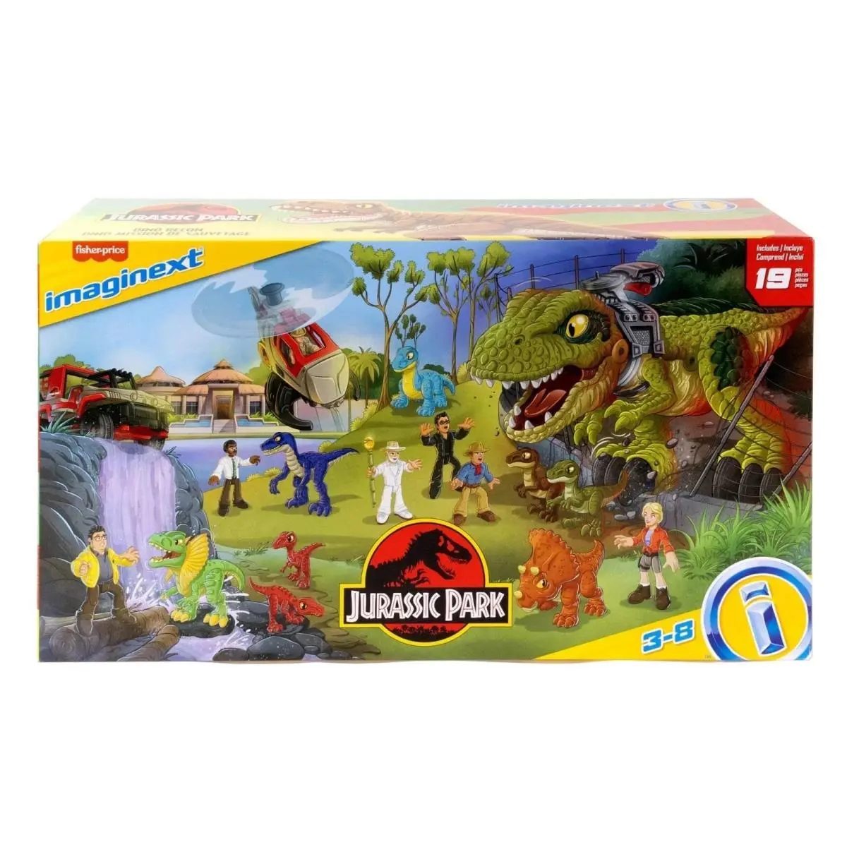 Fisher Price Jurassic World Imaginext Dino Recon Playset