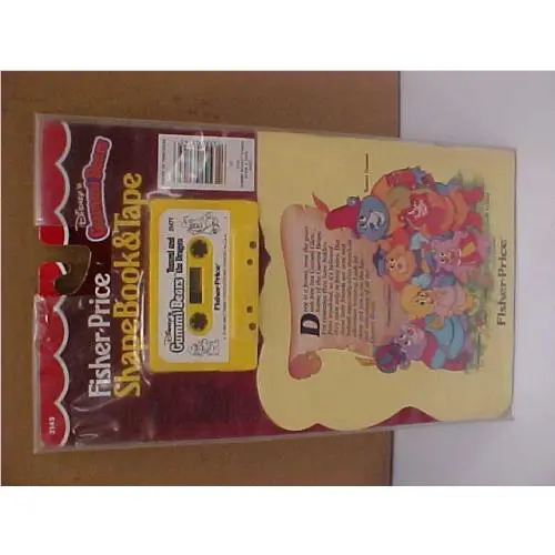 1985 Fisher Price Gummi Bears Book and Tape Still IN Bag