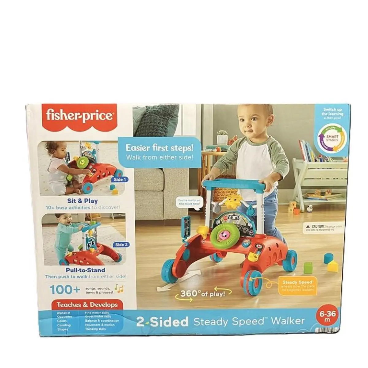 Fisher-price 2-Sided Steady Speed Walker Toy