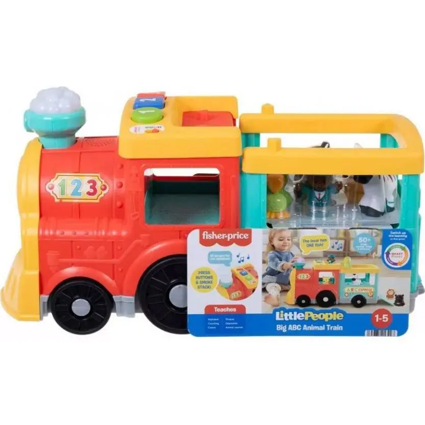 Fisher Price Little People Big Abc Animal Train Playset