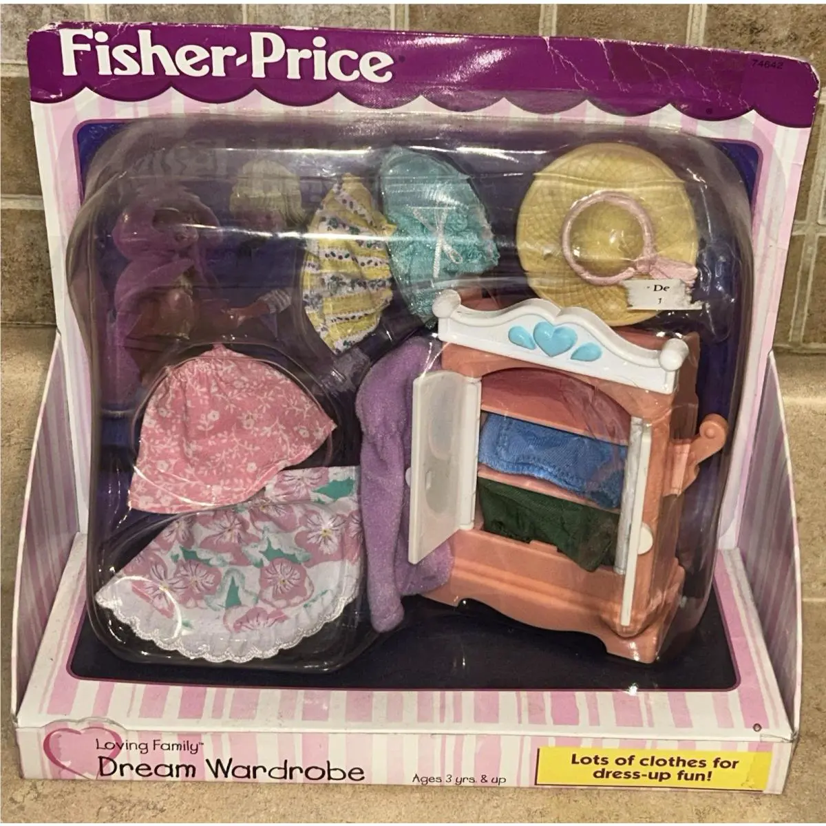 Fisher Price Loving Family Dollhouse Bedroom Dream Wardrobe