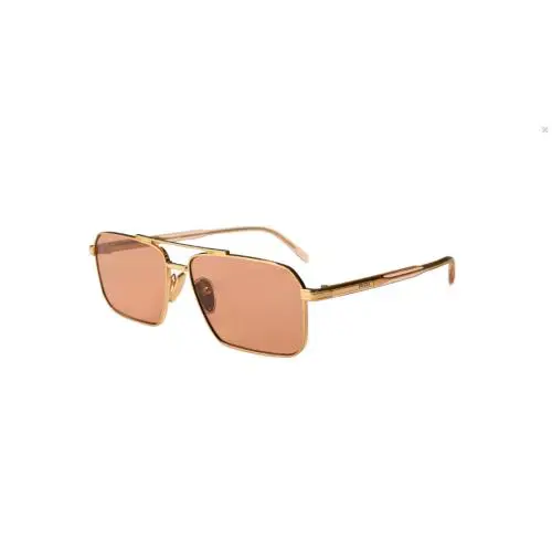 Prada PR A57S 5AK07V Gold Orange Men`s 61 mm Sunglasses