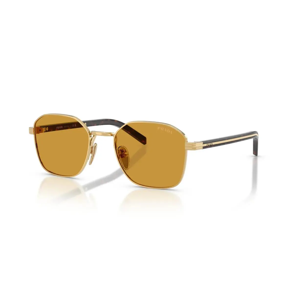 Prada PR C50S Gold/dark Honey 5AK50P Sunglasses