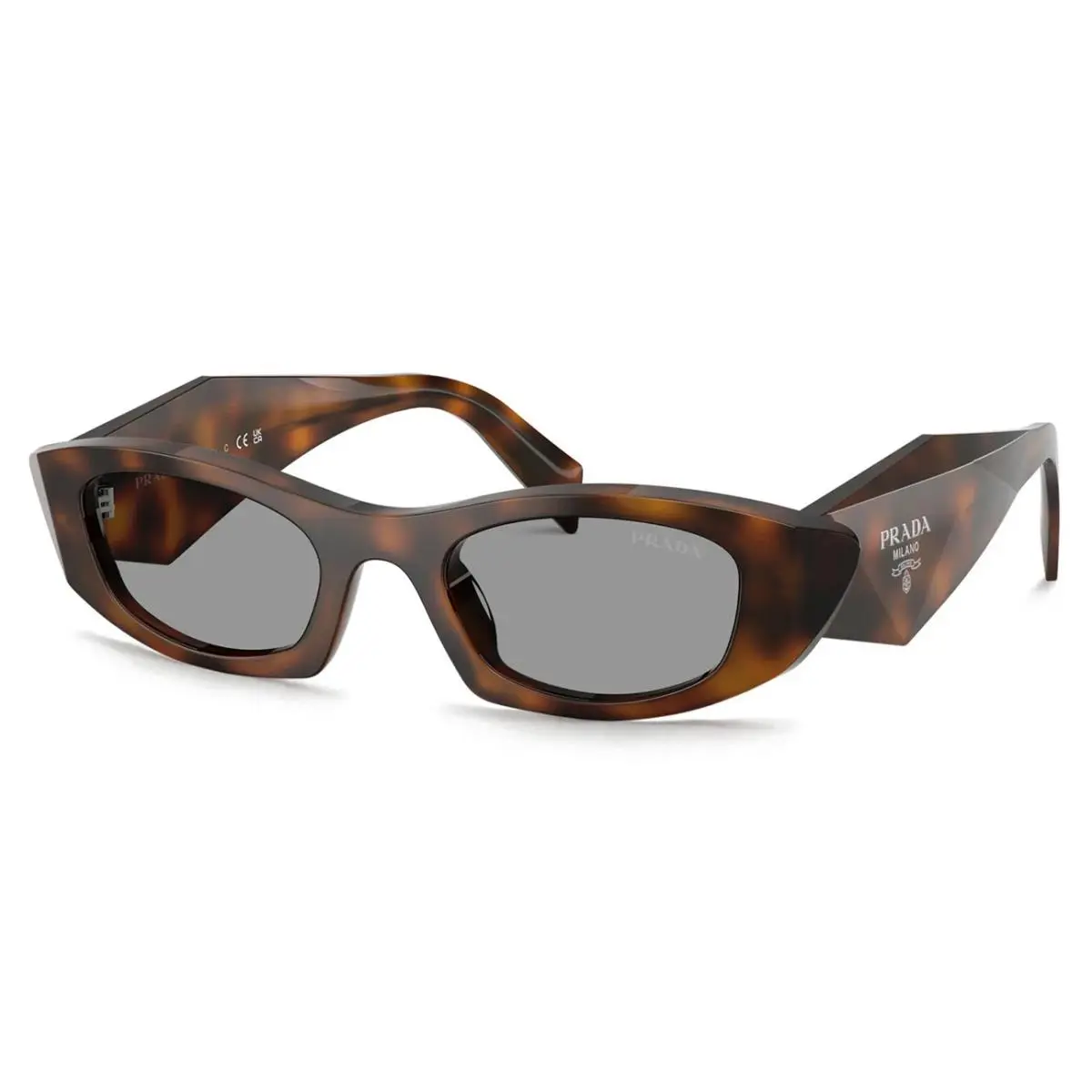 Prada PR B16SF 20D50Q Juniper Tortoise - Grey 52mm Sunglasses / /