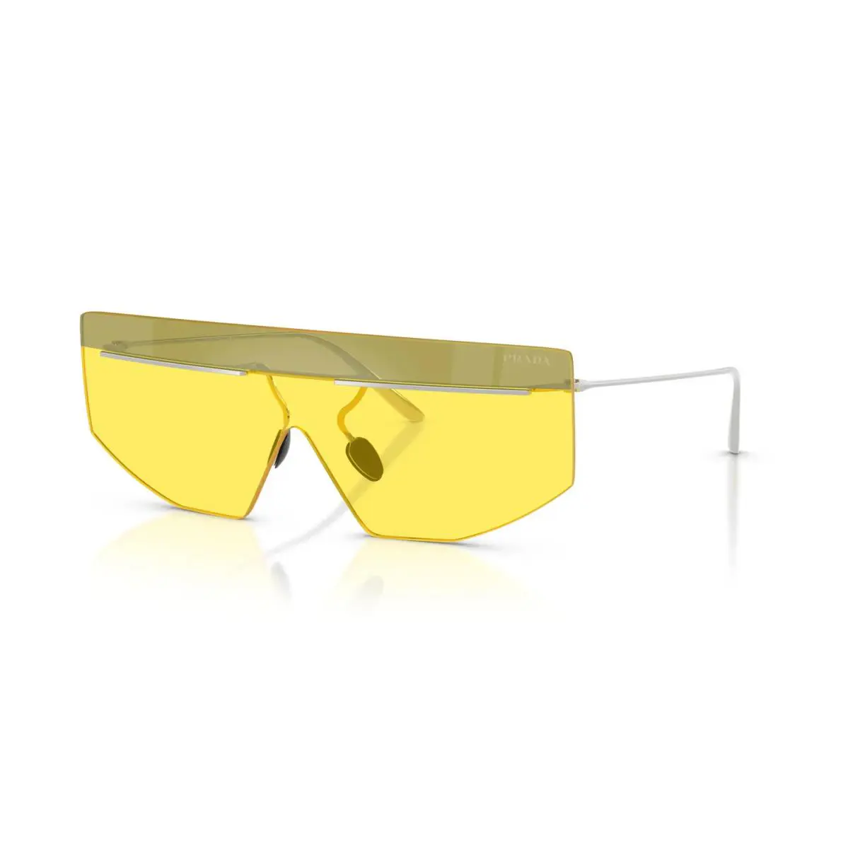 Prada PR B55S Silver/yellow 1BC20O Sunglasses
