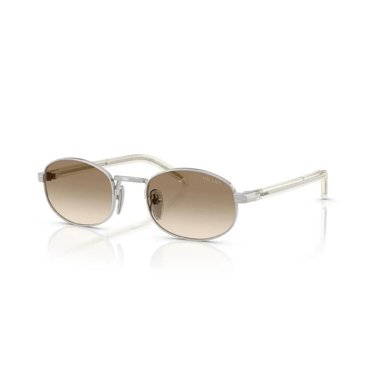 Prada PR B53S Silver/brown To Light Yellow Gradient 1BC80K Sunglasses