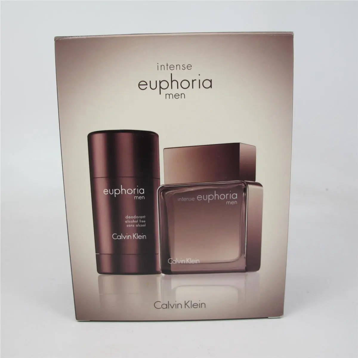 Euphoria Intense by Calvin Klein 2 Pc Set: 1.7 oz Spray Deodorant Stick