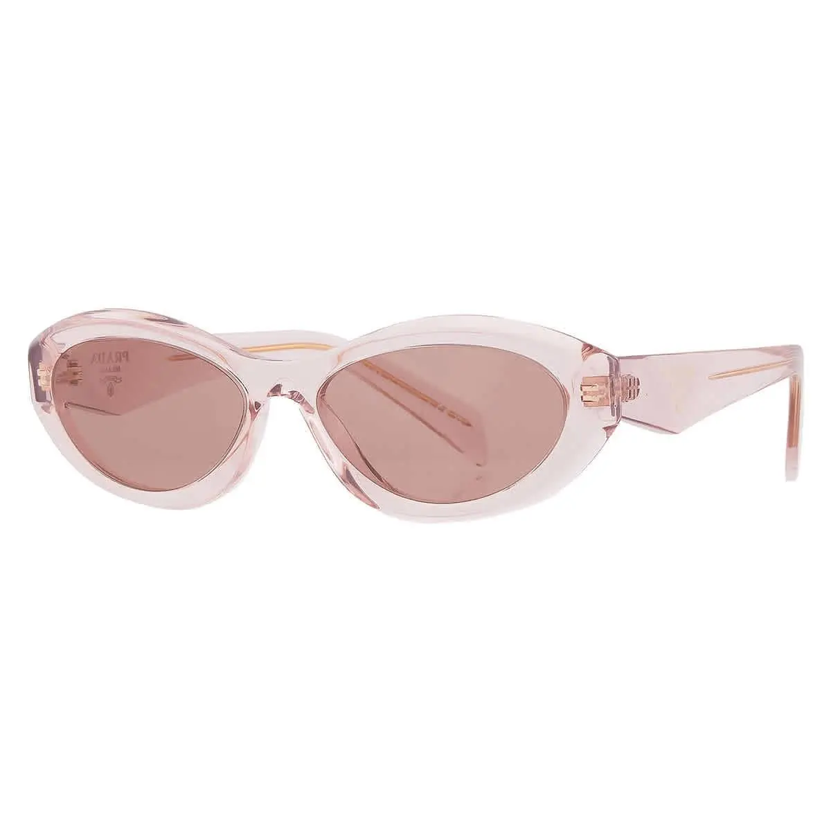 Prada Light Brown Ladies Sunglasses PR 26ZS 19Q10D 55 PR 26ZS 19Q10D 55