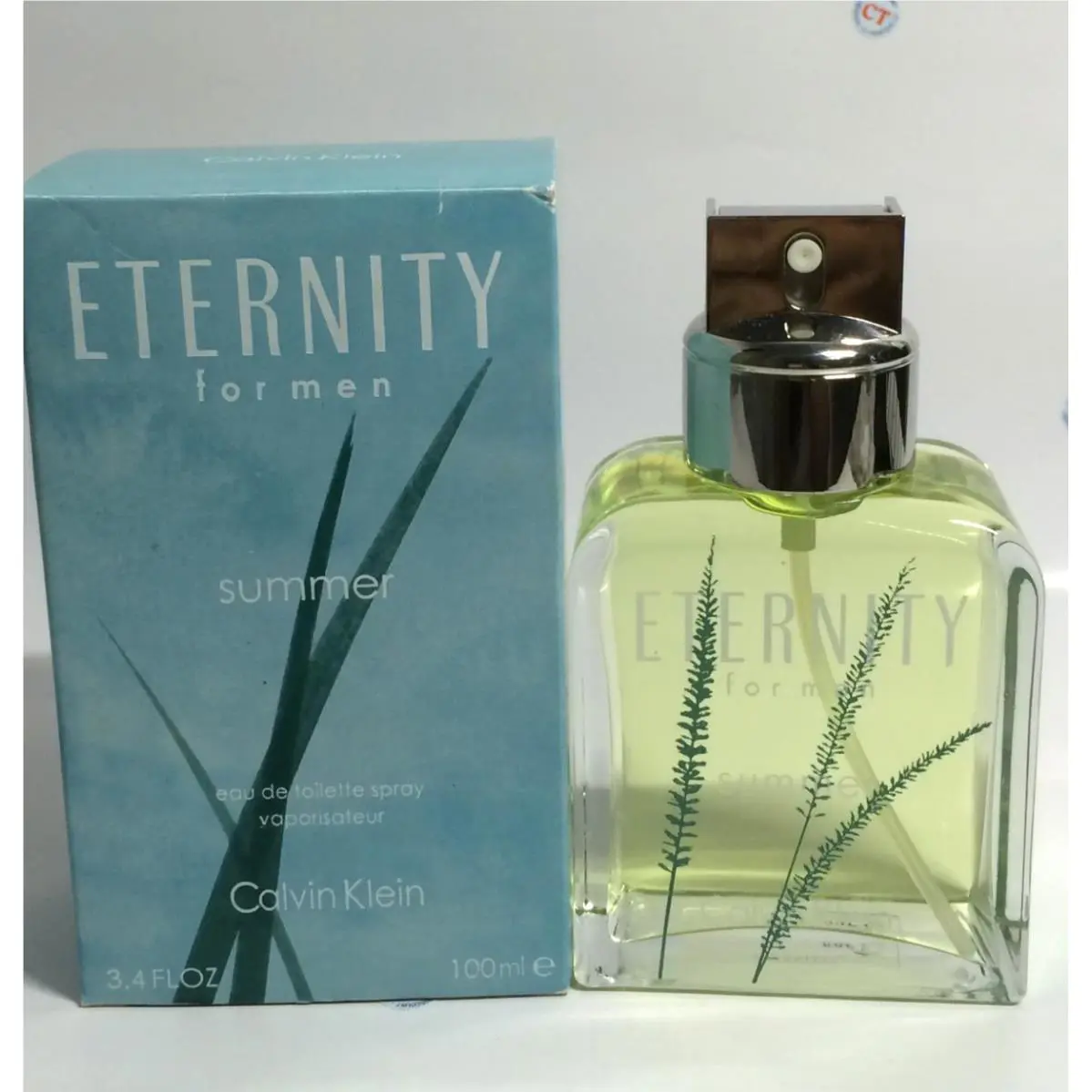 Calvin Klein Eternity Summer Cologne For Men 3.4 oz / 100 ml Edt Spray-vintage