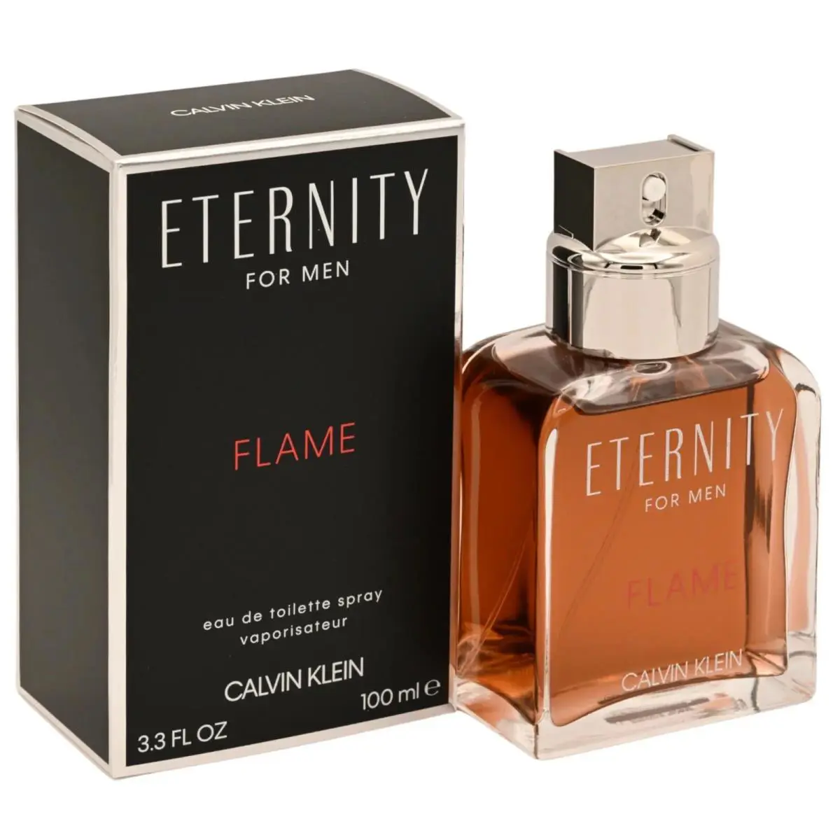 Calvin Klein Eternity Flame Edt Cologne Spray 3.3oz Read