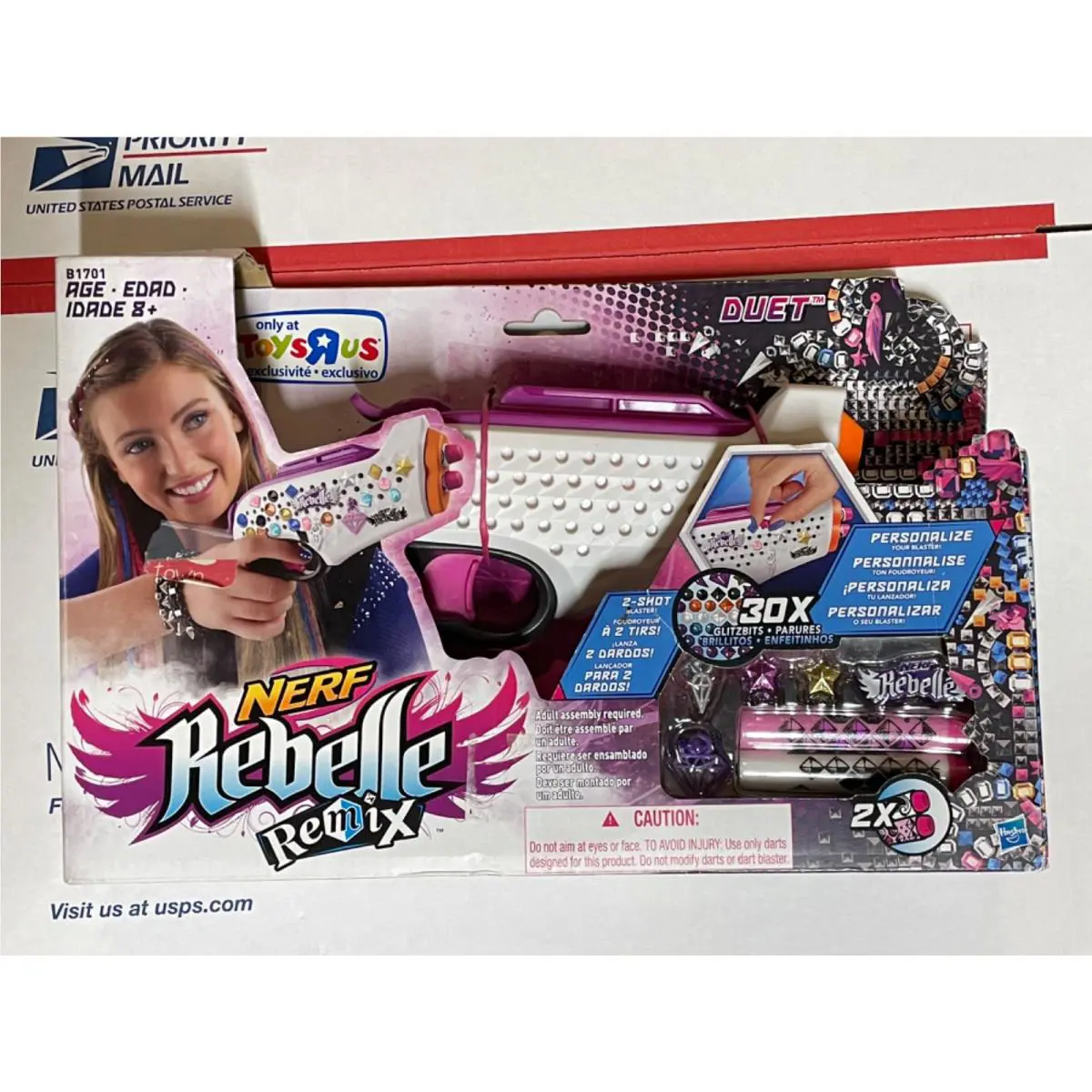 Nerf Rebelle Duet 2-Shot Hammer Action Vintage Grail Dart Pistol