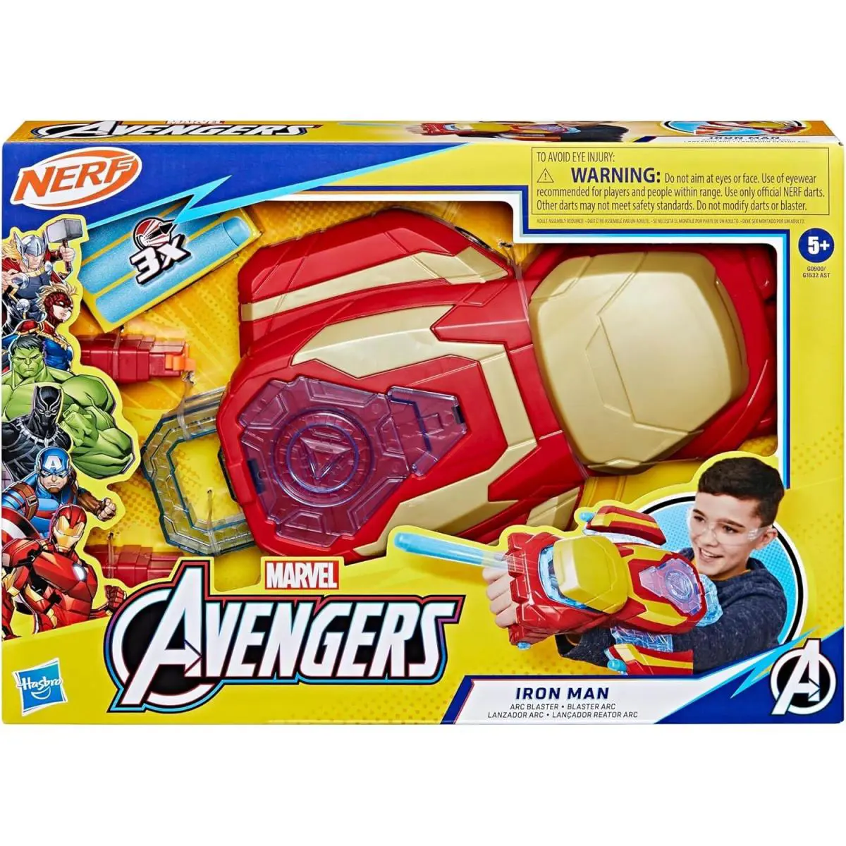 Marvel Avengers Nerf Iron Man Arc Blaster Blaster