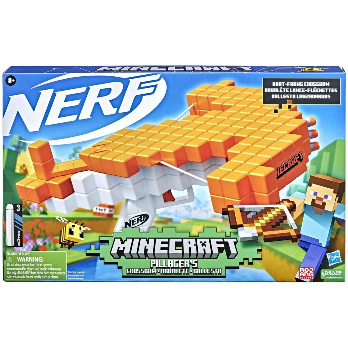 Minecraft Nerf Pillager`s Crossbow Blaster