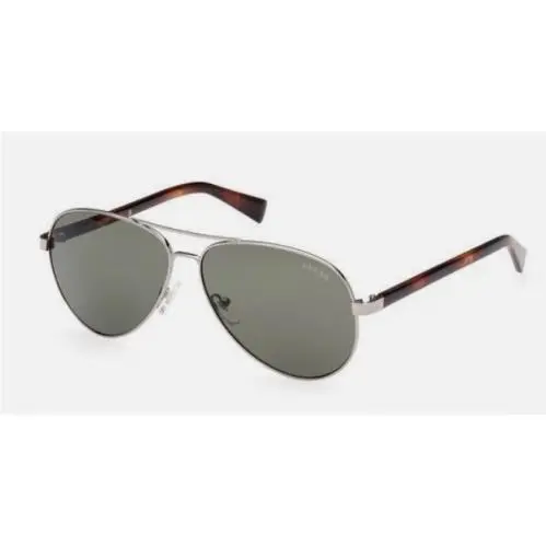 Guess GU8279 08N Gunmetal/ Tortoise Aviator Sunglasses Metal Frame 58-12-140