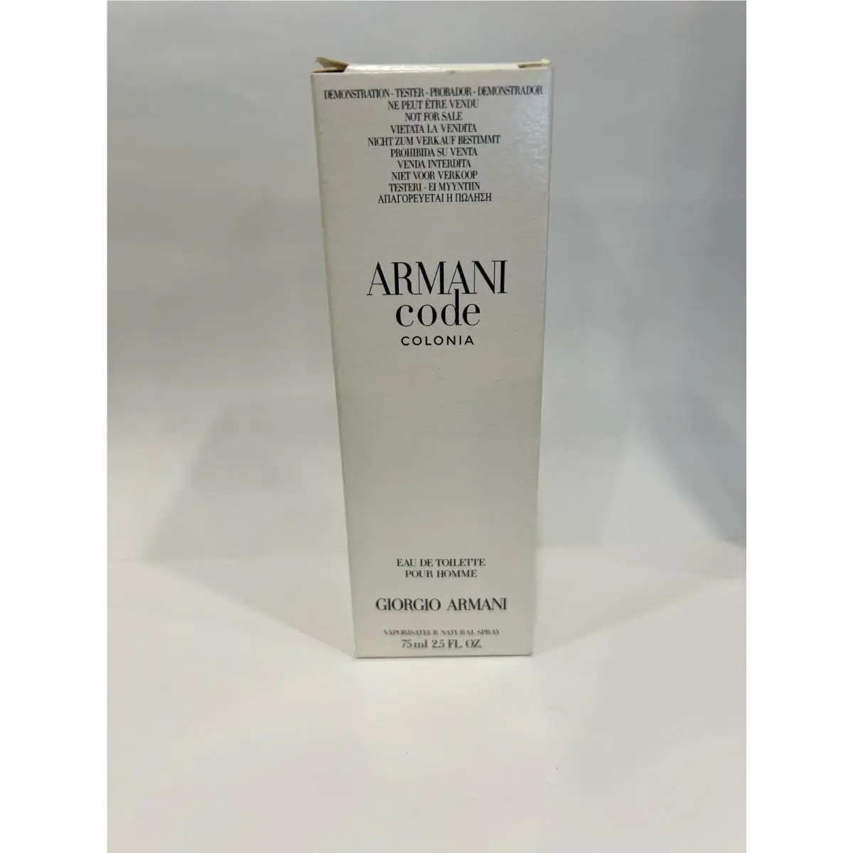 Armani Code Colonia by Giorgio Armani Eau De Toilette Spray For Men - 2.5 fl oz