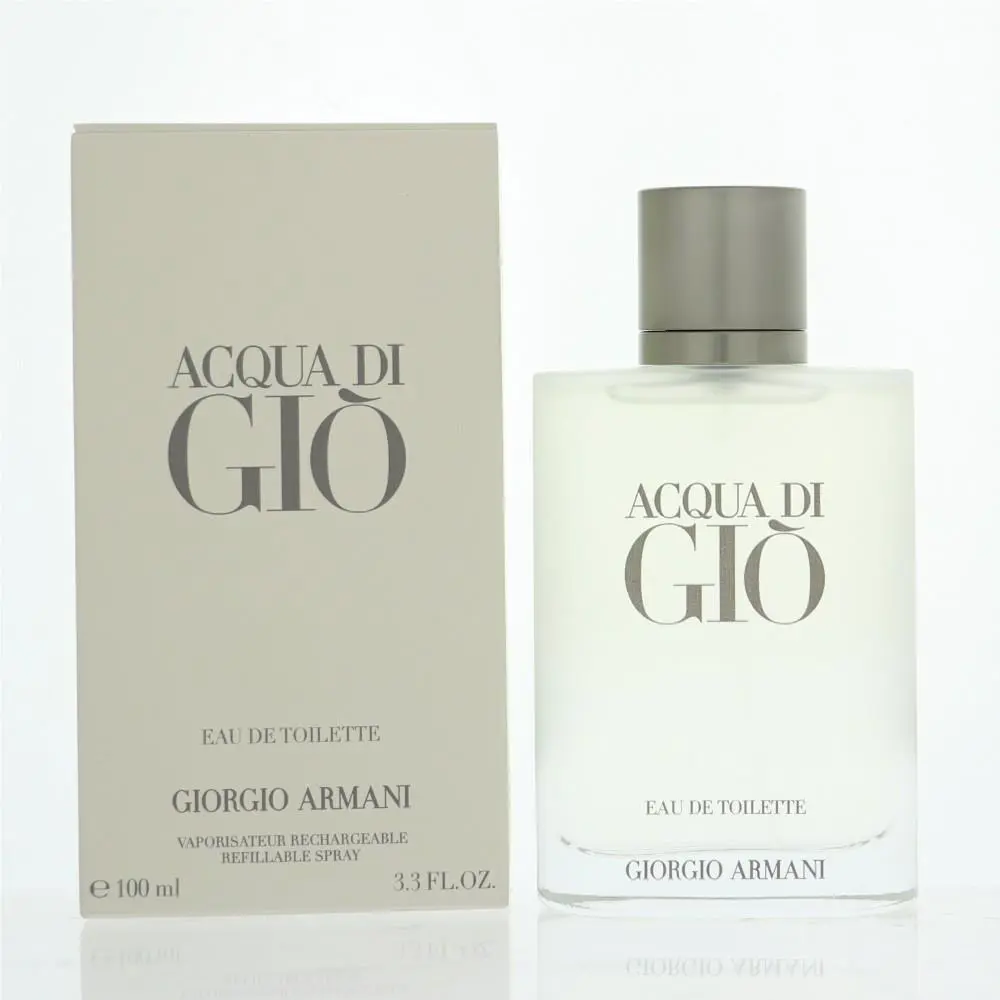 Acqua Di Gio by Giorgio Armani Box For Men 3.3 Oz Eau De Toilette Spray
