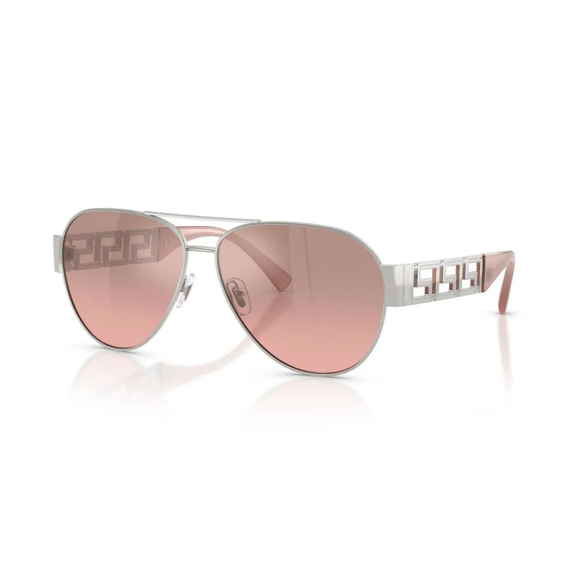 Versace Sunglasses VE2289 10017E 61mm Silver / Pink Mirror Silver Gradient Lens