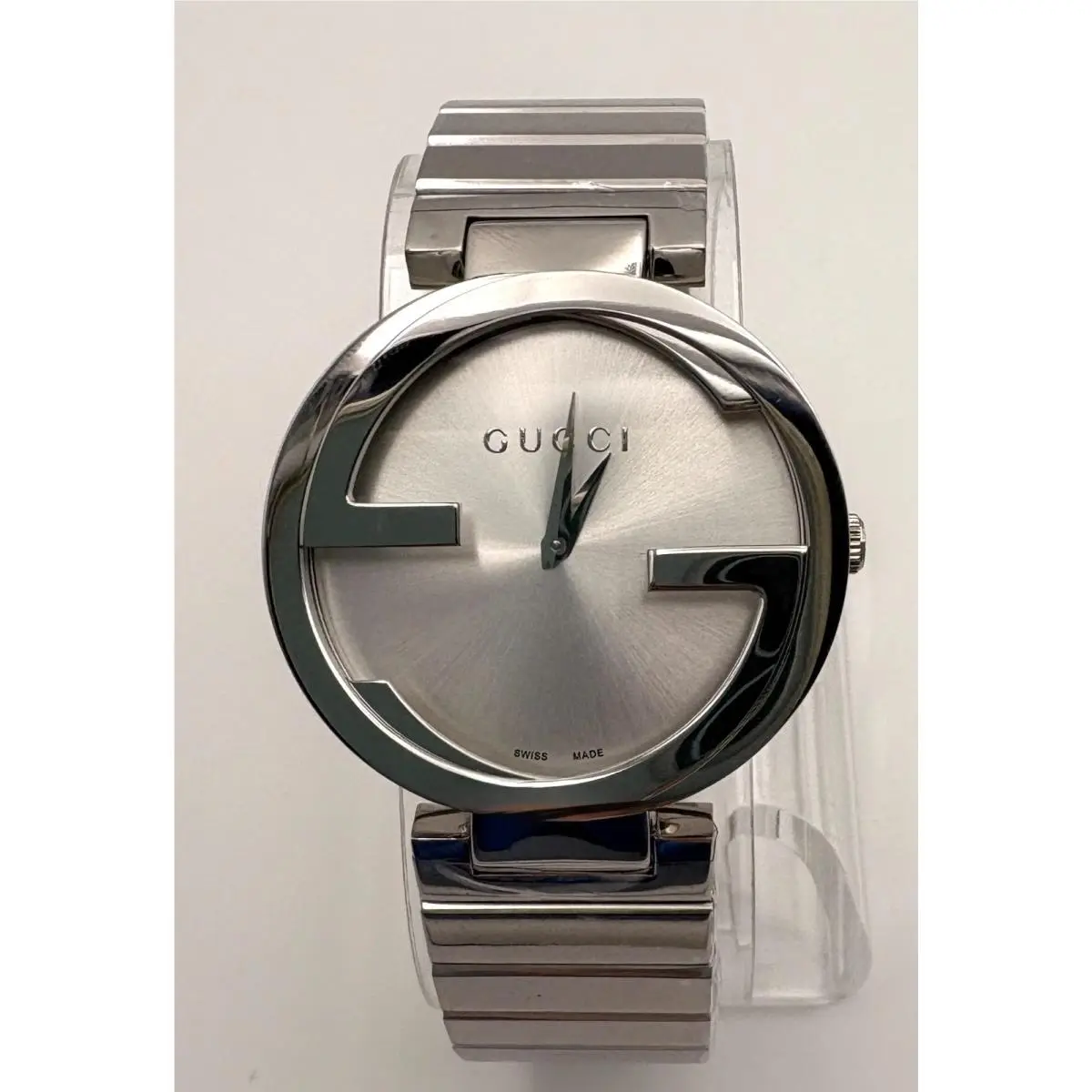 YA133308 Interlocking Women`s Stainless Steel 37mm Quartz Watch by Gucci