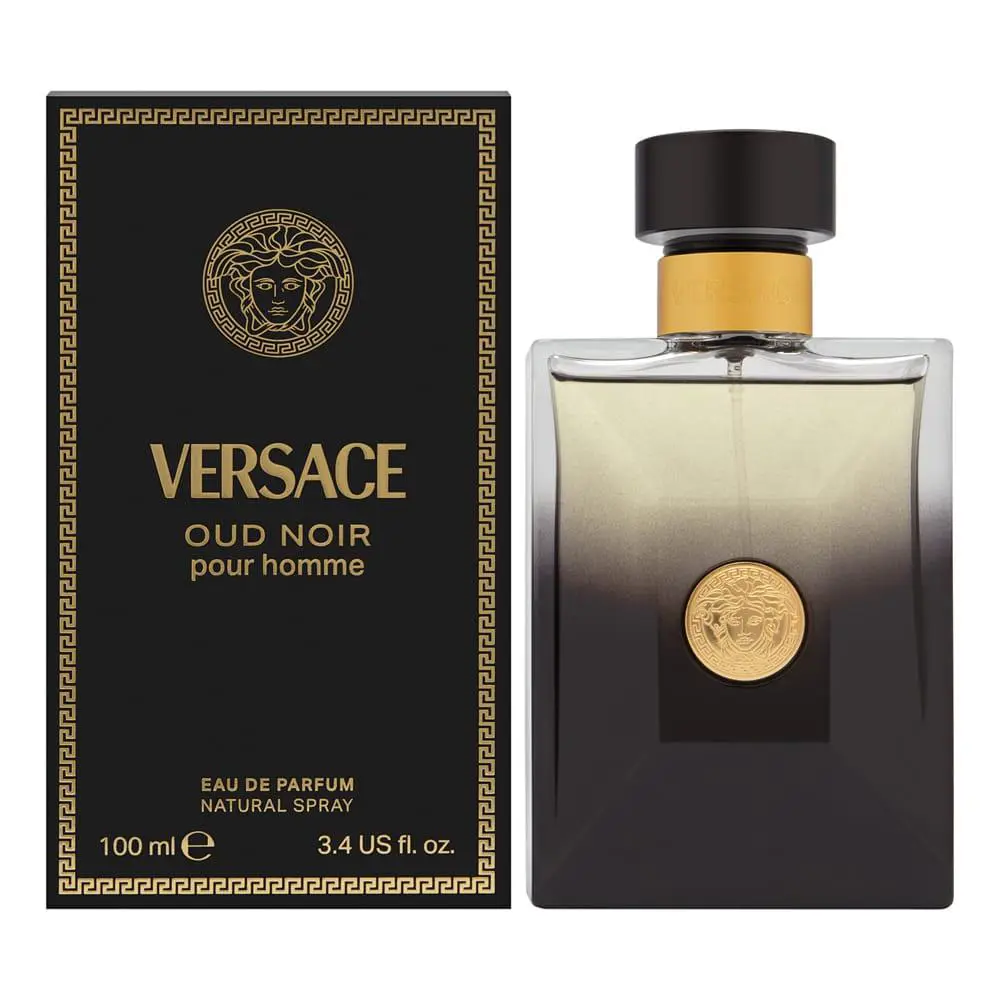 Versace Pour Homme Oud Noir by Versace For Men 3.4 oz Eau de Parfum Spray