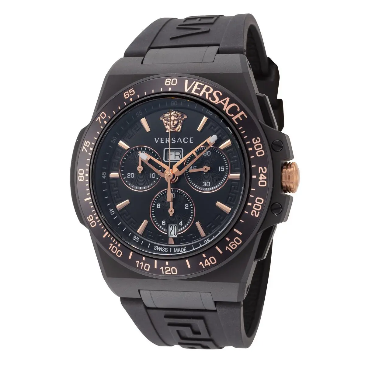 Versace Men`s Greca Extreme 45mm Quartz Watch VE7H00323