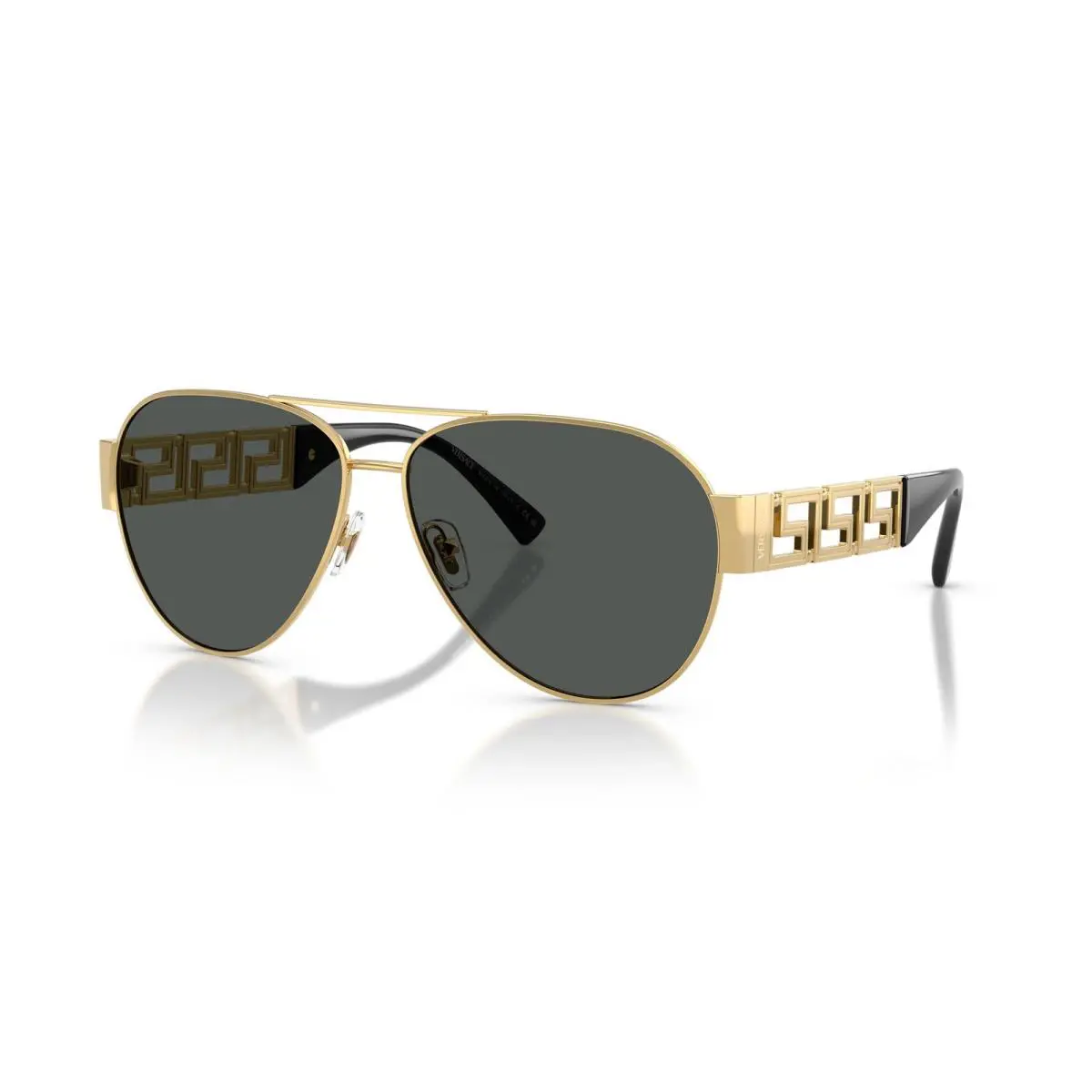 Sunglasses VE2289 100287 61mm Gold / Dark Grey Lens by Versace