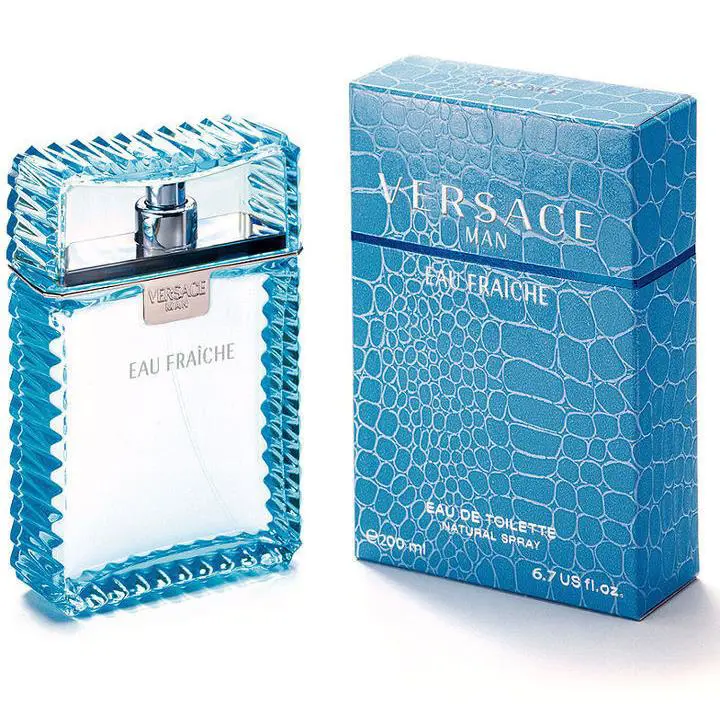 Versace Man Eau Fraiche Men 6.7 oz Eau de Toilette Spray Version Rare