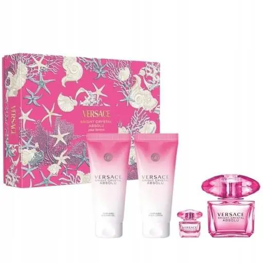 Versace Ladies Bright Crystal Absolu 4 Pcs Gift Set Fragrances 8011003899814