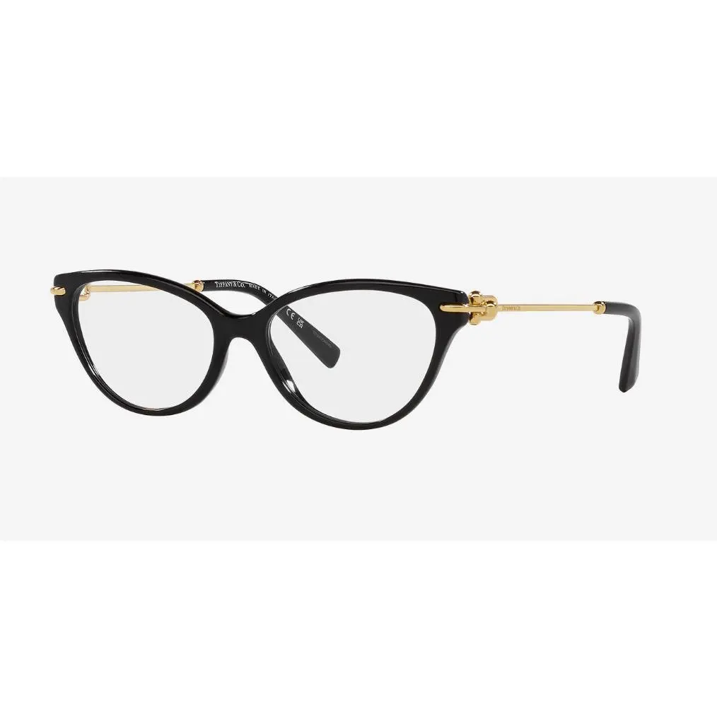 Tiffany Co. Eyeglasses TF2231 8001 54-17 Black Gold Frames Readers